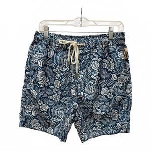 NEW TRUE GRIT men's tropics board short in blue